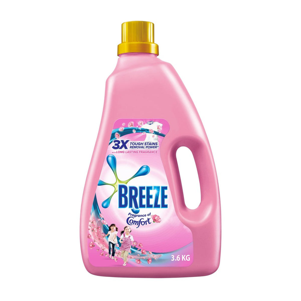 
            
                Load image into Gallery viewer, Breeze Fragrance of Comfort Liquid Detergent 3.6kg x 3 (Bundle of 3)
            
        