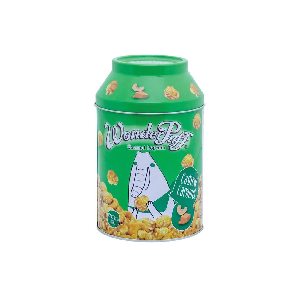 Wonderpuff Gourmet Popcorn - Cashew Caramel (3x120g) Tripac
