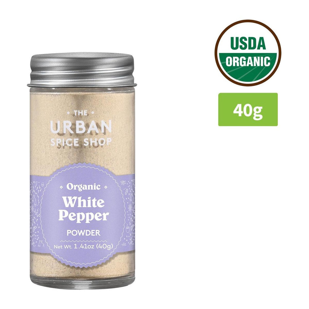 
            
                Load image into Gallery viewer, THE URBAN SPICE ORGANIC WHITE PEPPER POWDER (3x40G) (Tripac)
            
        