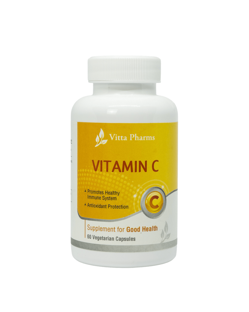 
            
                Load image into Gallery viewer, Vitta Pharms Vitamin C (60 Capsules) (2 Bottles Twin Bundle)
            
        