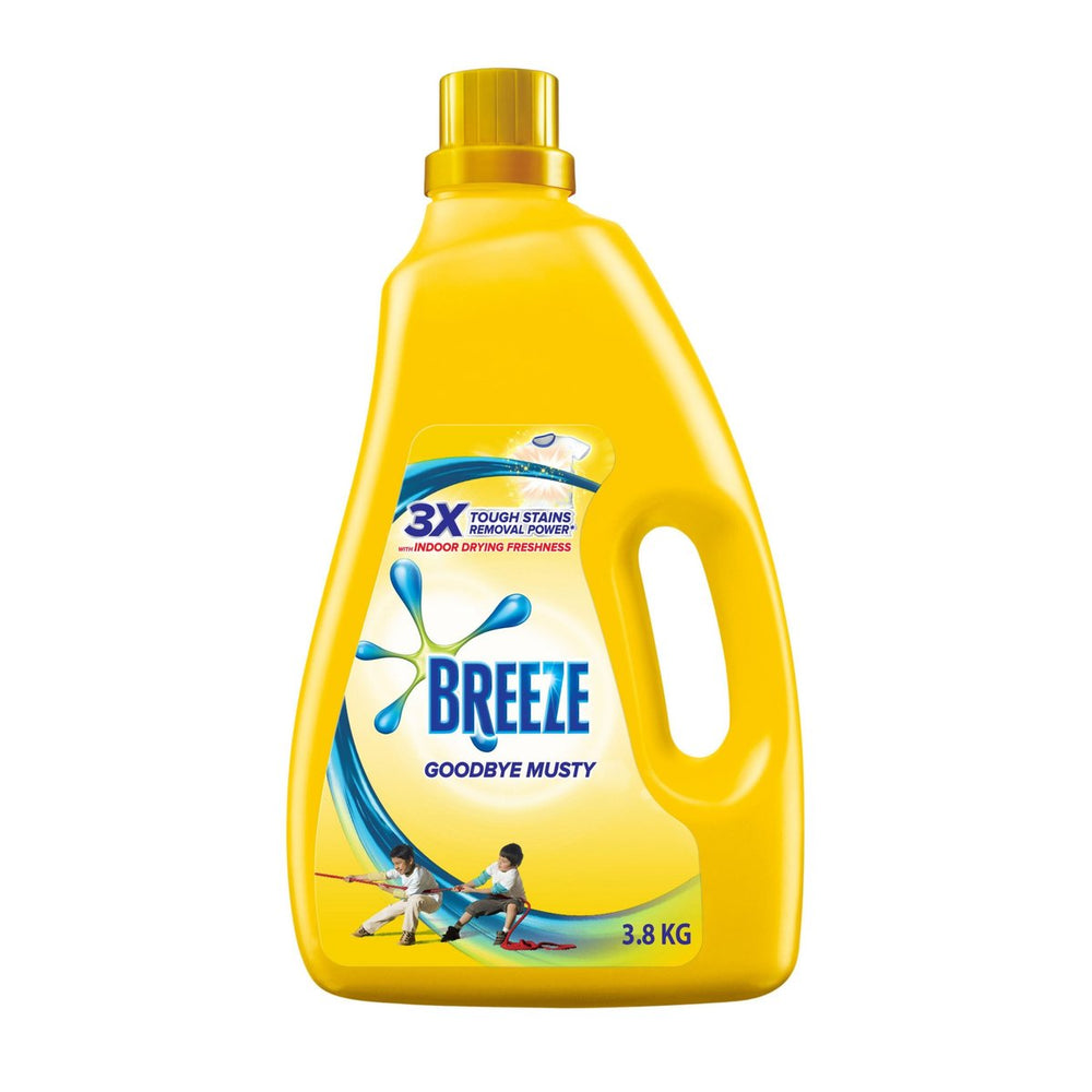Breeze Goodbye Musty Liquid Detergent (Indoor Drying) 3.8kg x 3