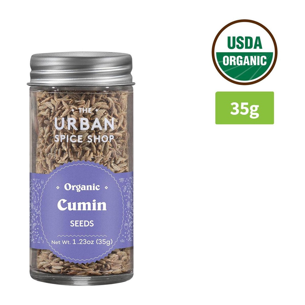 
            
                Load image into Gallery viewer, The Urban Spice Shop Organic Cumin Seeds (3x30g) Tripac
            
        