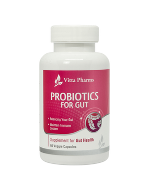 Vitta Pharms Probiotics for Gut (60 Capsules)