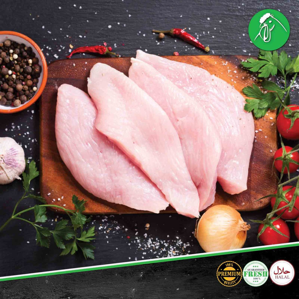 Frozen Skinless Chicken Breast - 1KG l Halal Certified 鸡胸肉
