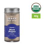 The Urban Spice Shop Organic Black Pepper Powder Pepper (40gx3) (Tripac)