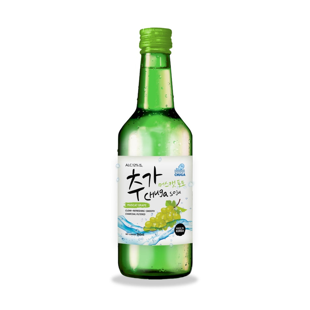 Chuga Korean Soju - Muscat Grape 12% ABV (20 x 360ml)