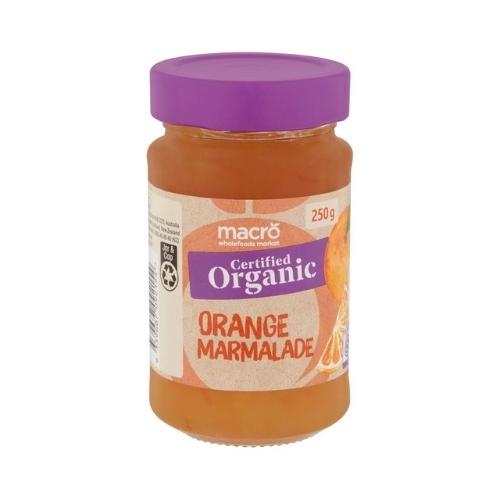Macro Organic Orange Marmalade (3x250g) Tripac