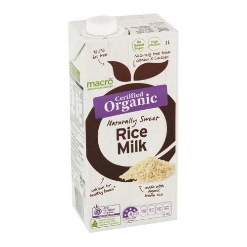 Macro Organic Rice Milk (6x1L)