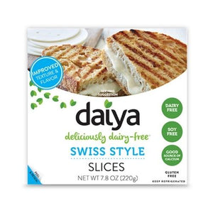 DAIYA SWISS STYLE SLICE - DAIRY FREE (PLANT BASE) (2x200g) Twinpac